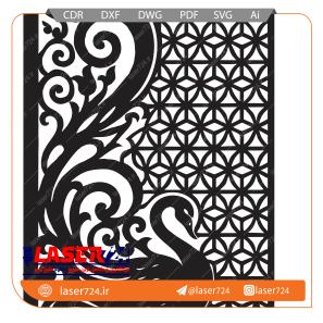 تصویر طرح برش پنل قو #1